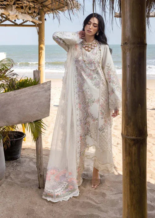 Saira Shakira | Luxury Lawn 25 | DAHLIA-A - Aqsa Fabrics