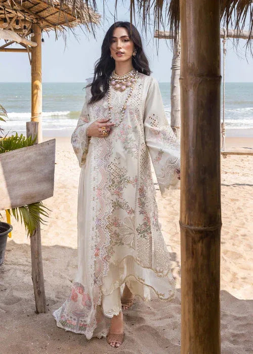 Saira Shakira | Luxury Lawn 25 | DAHLIA-A - Aqsa Fabrics