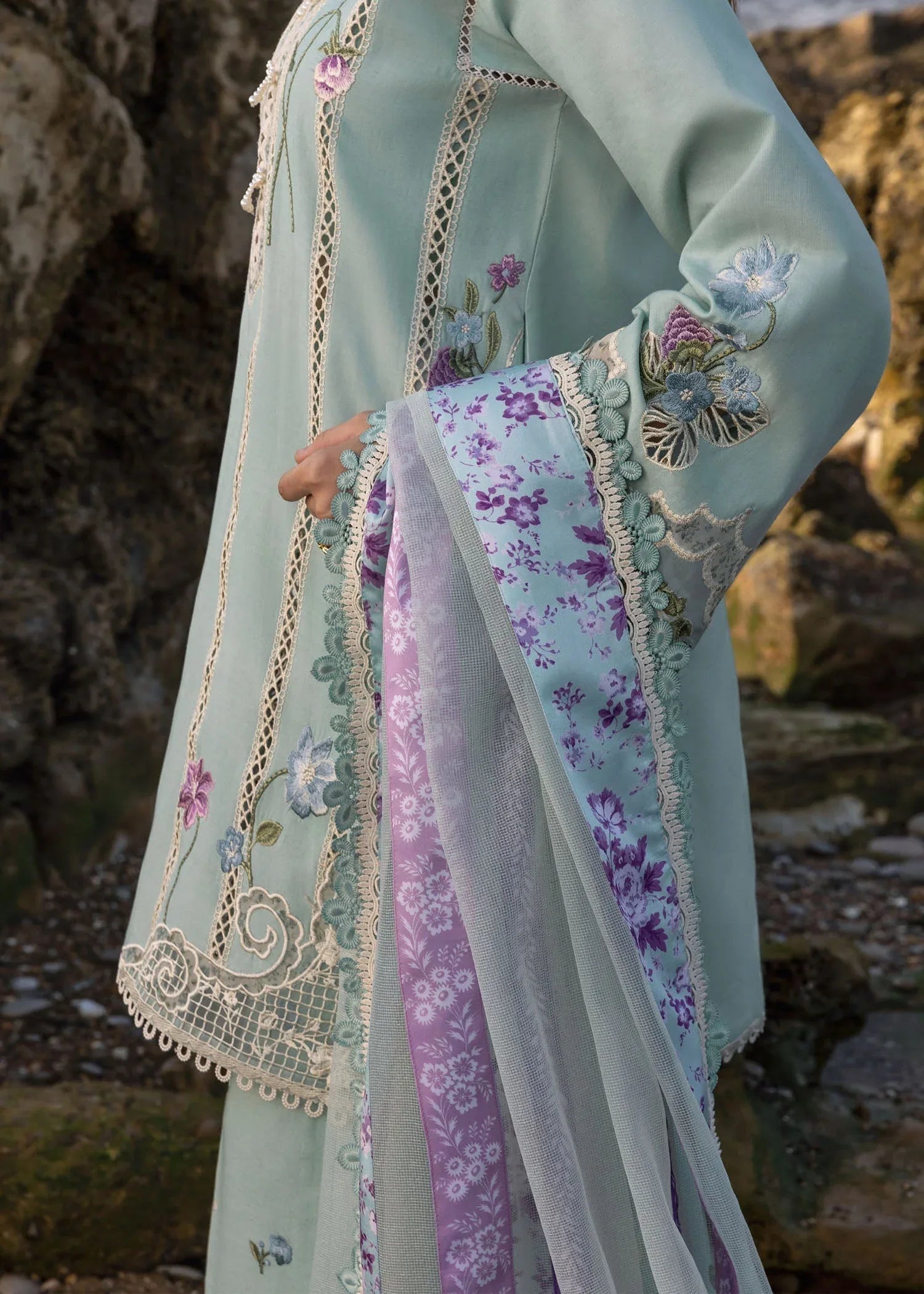 Crimson | Floe by Crimson | Floral Crush - D6 A - Aqsa Fabrics