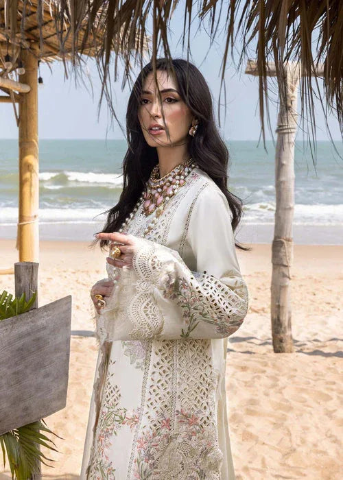Saira Shakira | Luxury Lawn 25 | DAHLIA-A - Aqsa Fabrics