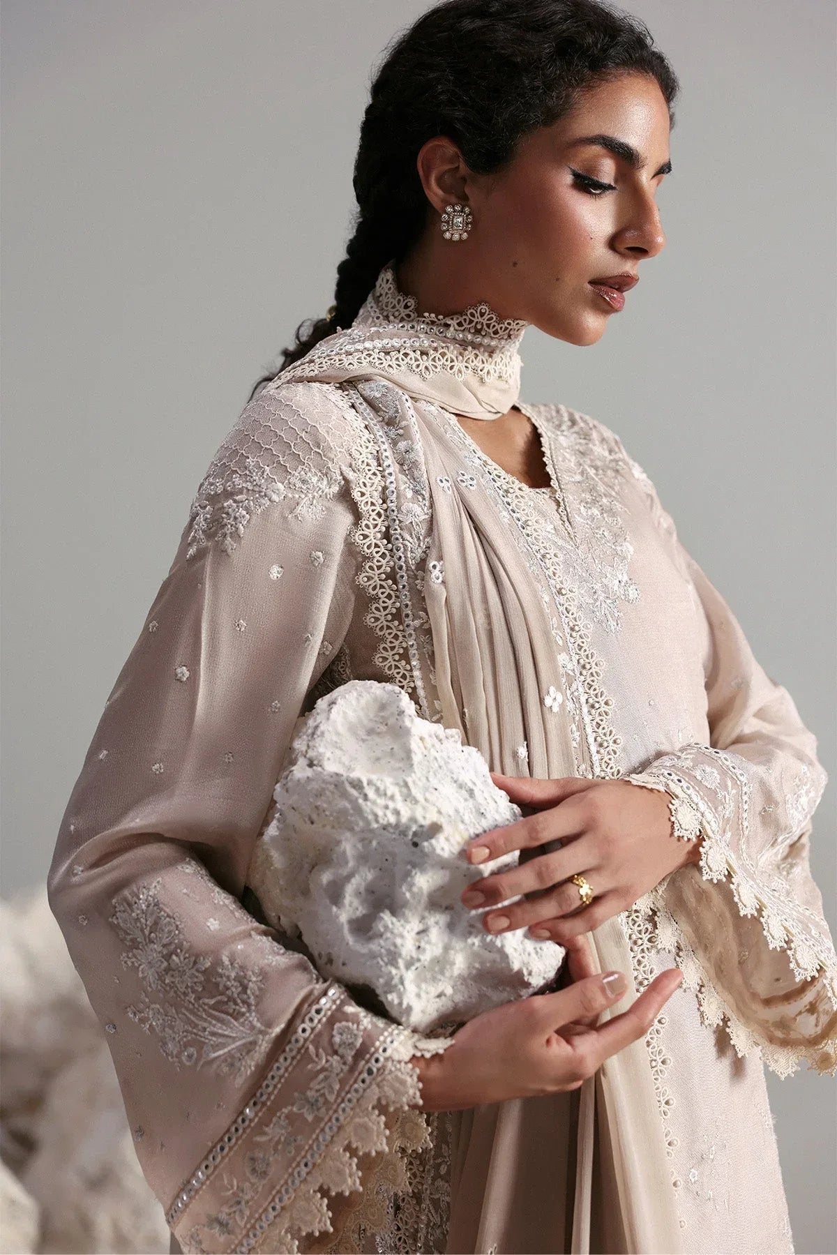Afrozeh | Slate Ready to Wear | Xavian - Aqsa Fabrics