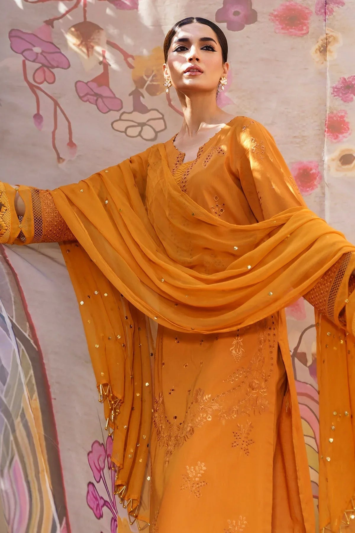 Nureh | Bazaar Lawn | NS-138 - Aqsa Fabrics
