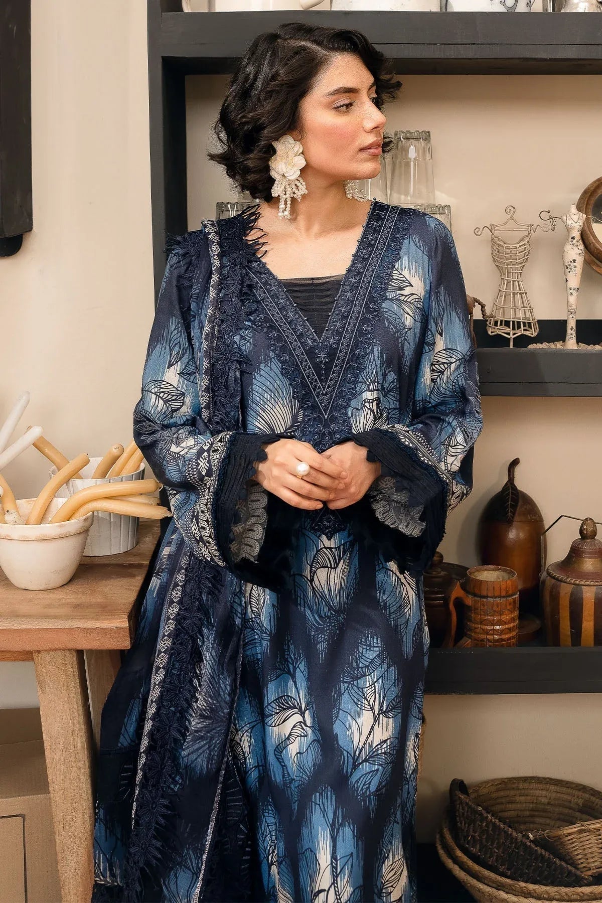 Nureh | Glam Girl Lawn | GL-21 - Aqsa Fabrics
