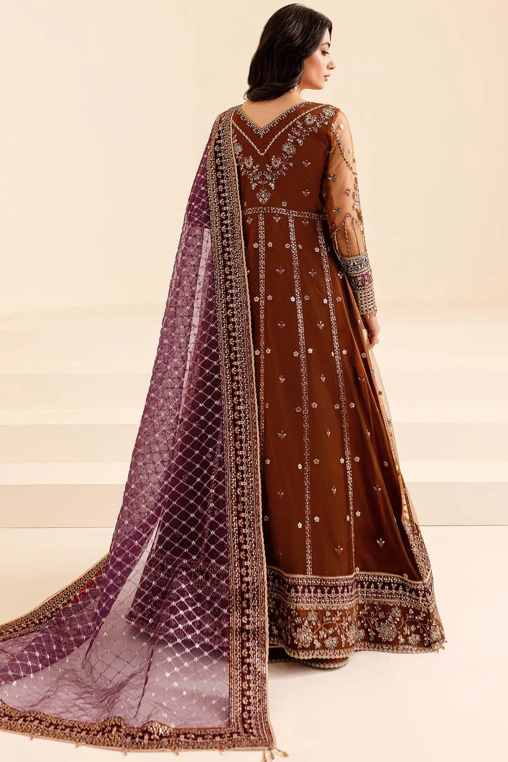 Farasha | Lumiere Formals | Crimson Allure - Aqsa Fabrics