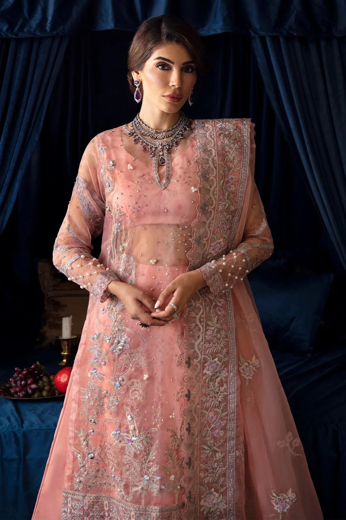 Nureh | Elanora Formal 24 | NEL-51-Erika - Aqsa Fabrics