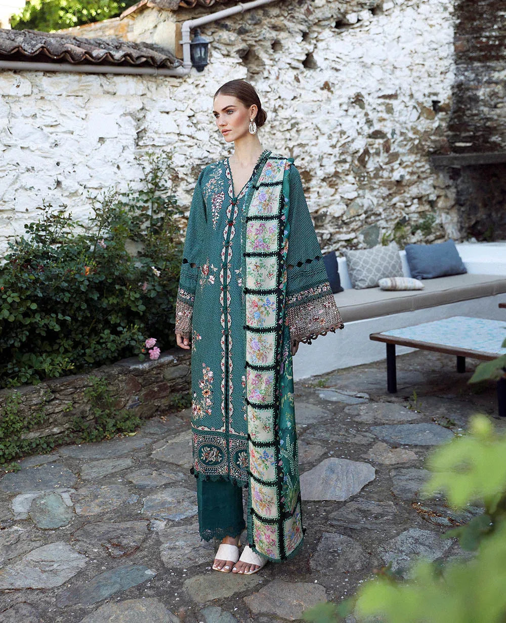 Republic Womenswear | Aylin Summer Lawn 24 | Fleur (D2-B) - Aqsa Fabrics