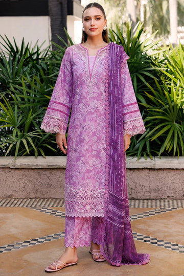 Farasha | Printed Essentials | Lavender Rush - Aqsa Fabrics