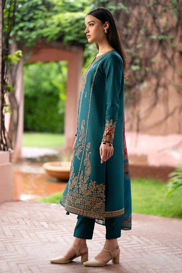 Jazmin | Winter Edition 24 | KHADDAR UW-0070 - Aqsa Fabrics