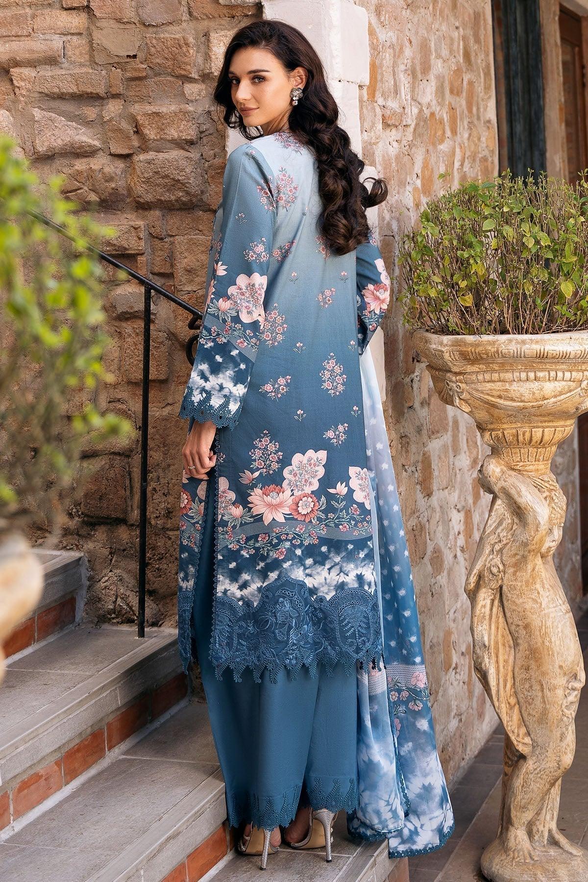 Afrozeh | Damask The Holiday Edit '25 - Lawn| Seraphina A - Aqsa Fabrics