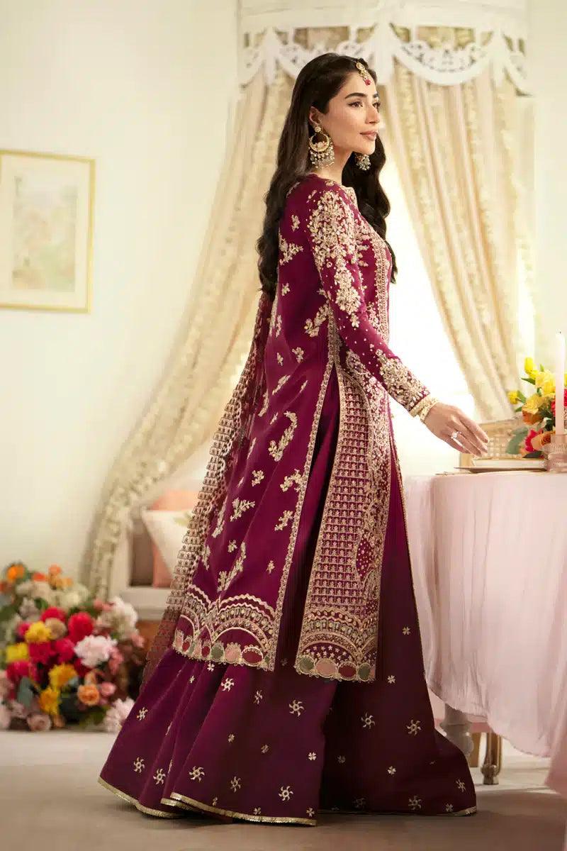 Qalamkar | Dilnaz Wedding Formals | DN-07 ALEENA - Aqsa Fabrics