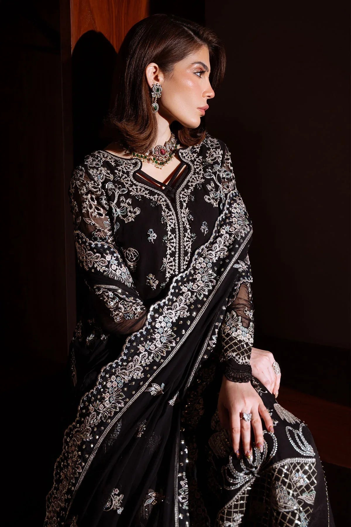 Nureh | Elaya Formals | NEL-89 - Aqsa Fabrics