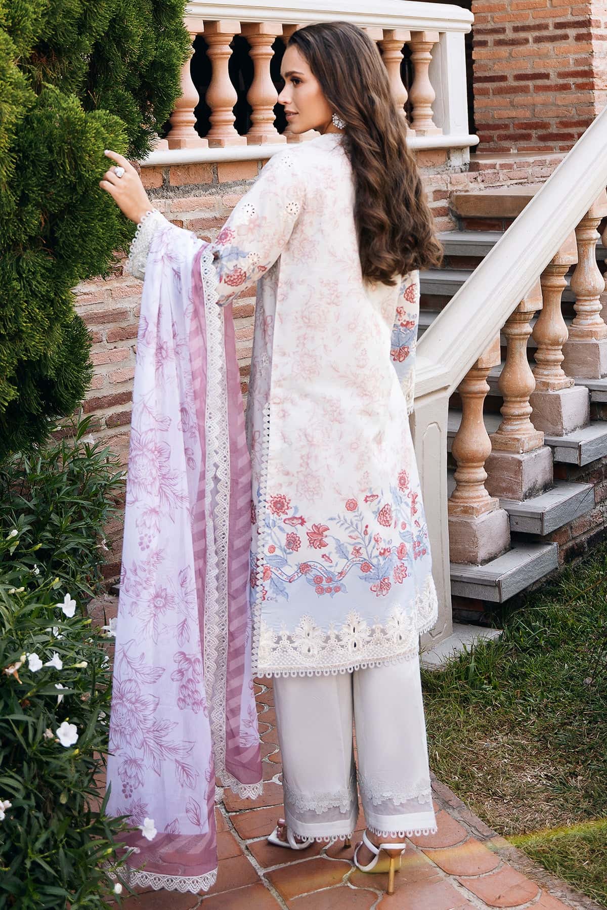 Afrozeh | Damask The Holiday Edit 25 | Opaline B - Aqsa Fabrics