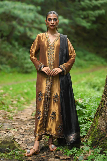 Hue Pret | Farasha Luxury Winter | Nawal - Aqsa Fabrics