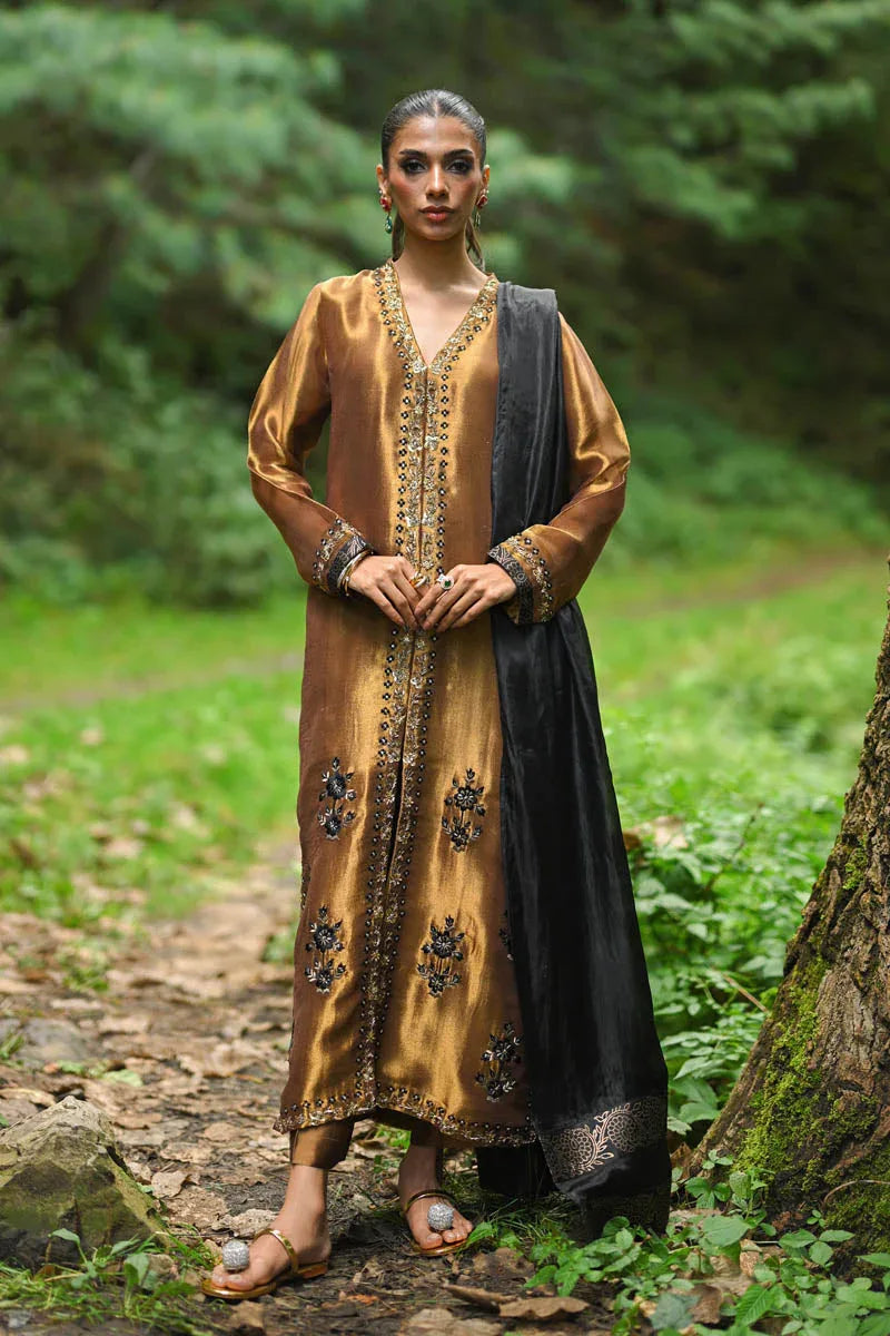 Hue Pret | Farasha Luxury Winter | Nawal - Aqsa Fabrics