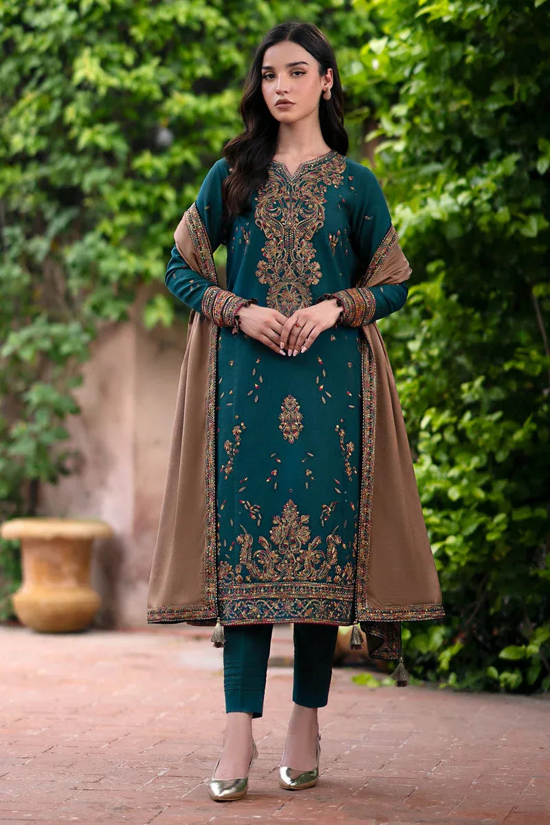 Jazmin | Winter Edition 24 | KHADDAR UW-0060 - Aqsa Fabrics