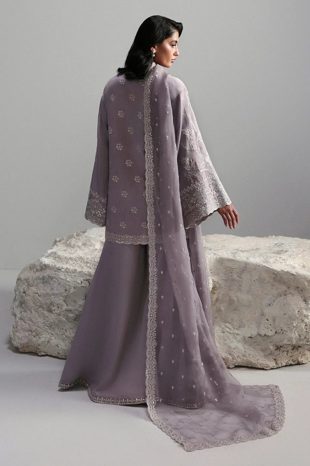 Afrozeh | Slate Ready to Wear | Cressida - Aqsa Fabrics