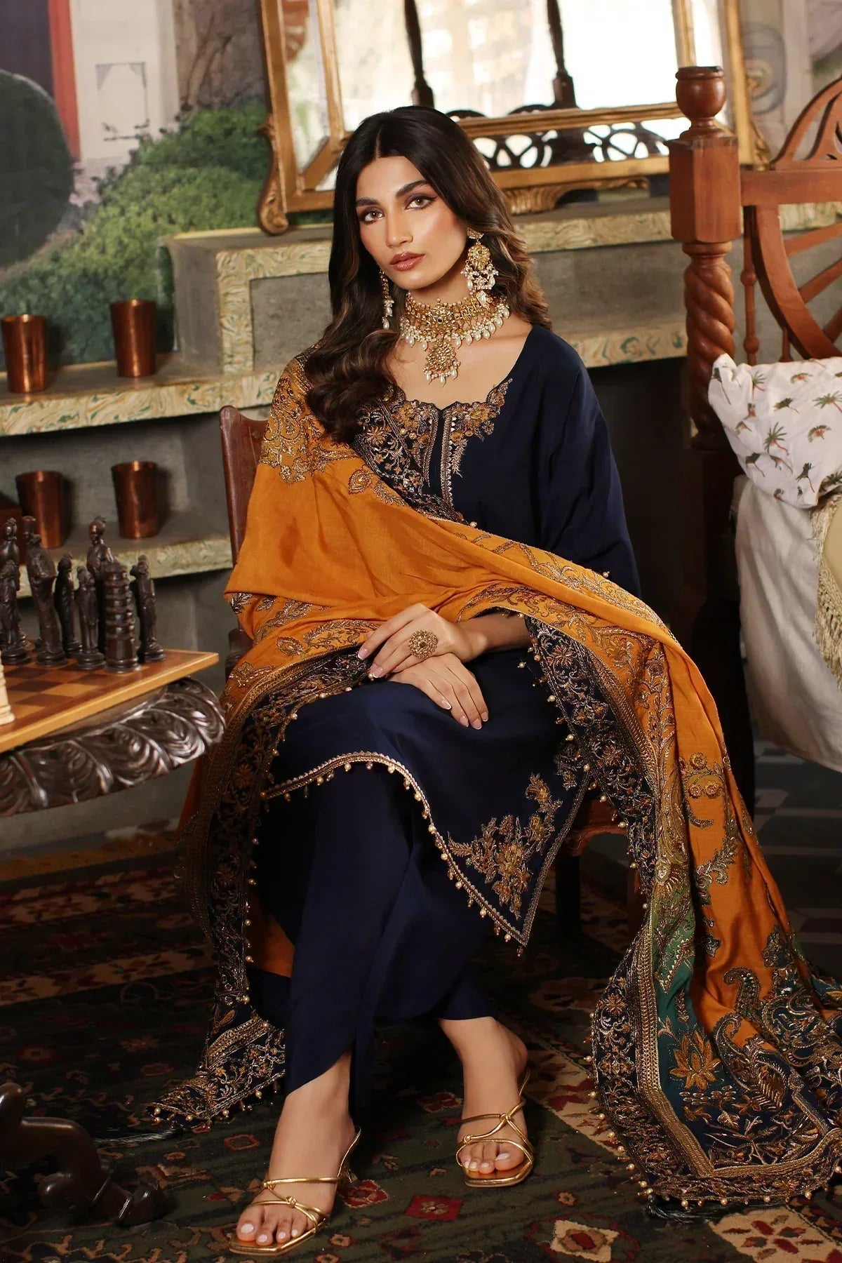 Mina Kashif | Meeral Formals 23 | MKF23-17 - Aqsa Fabrics