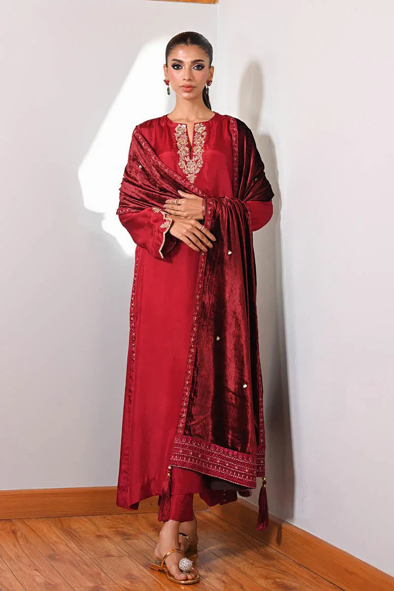 Hue Pret | Farasha Luxury Winter | Nurgul - Aqsa Fabrics