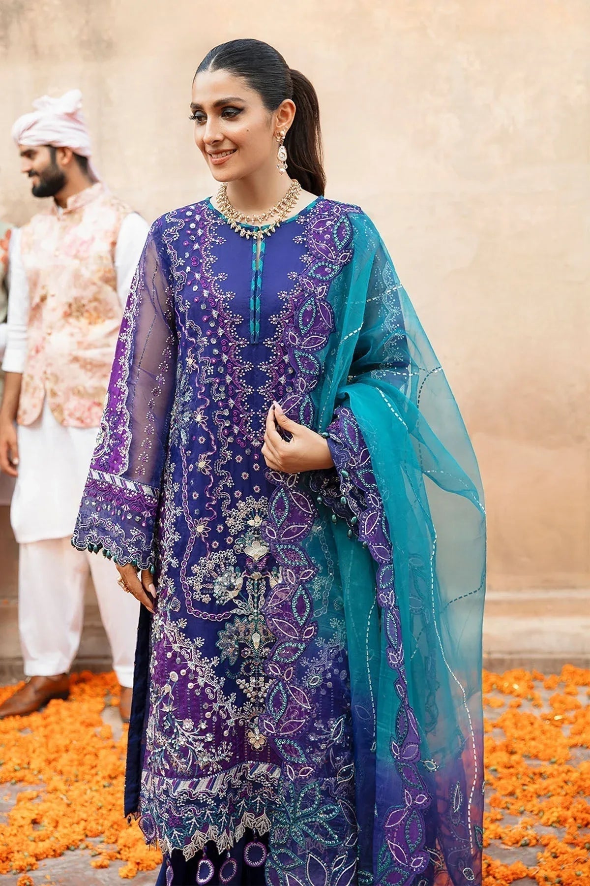 Nureh | Jhoomro Wedding Formals | Neelum - Aqsa Fabrics