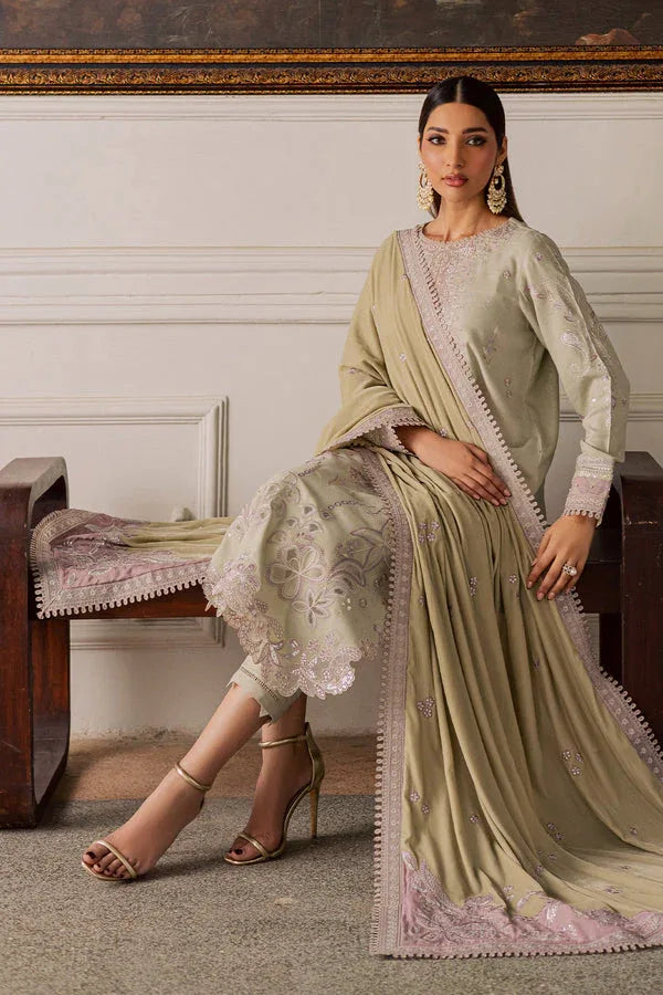 Nureh | Exclusive Leather Peach | NE-203 - Aqsa Fabrics