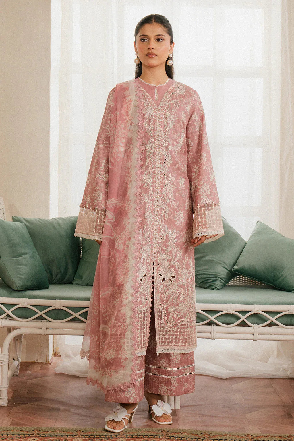 Ayzel | Armelia Printed Lawn 25 | Sylvie - Aqsa Fabrics