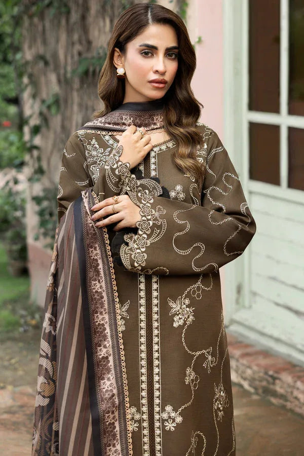 Farasha | Eminence Khaddar 25 | Stonepetal - Aqsa Fabrics