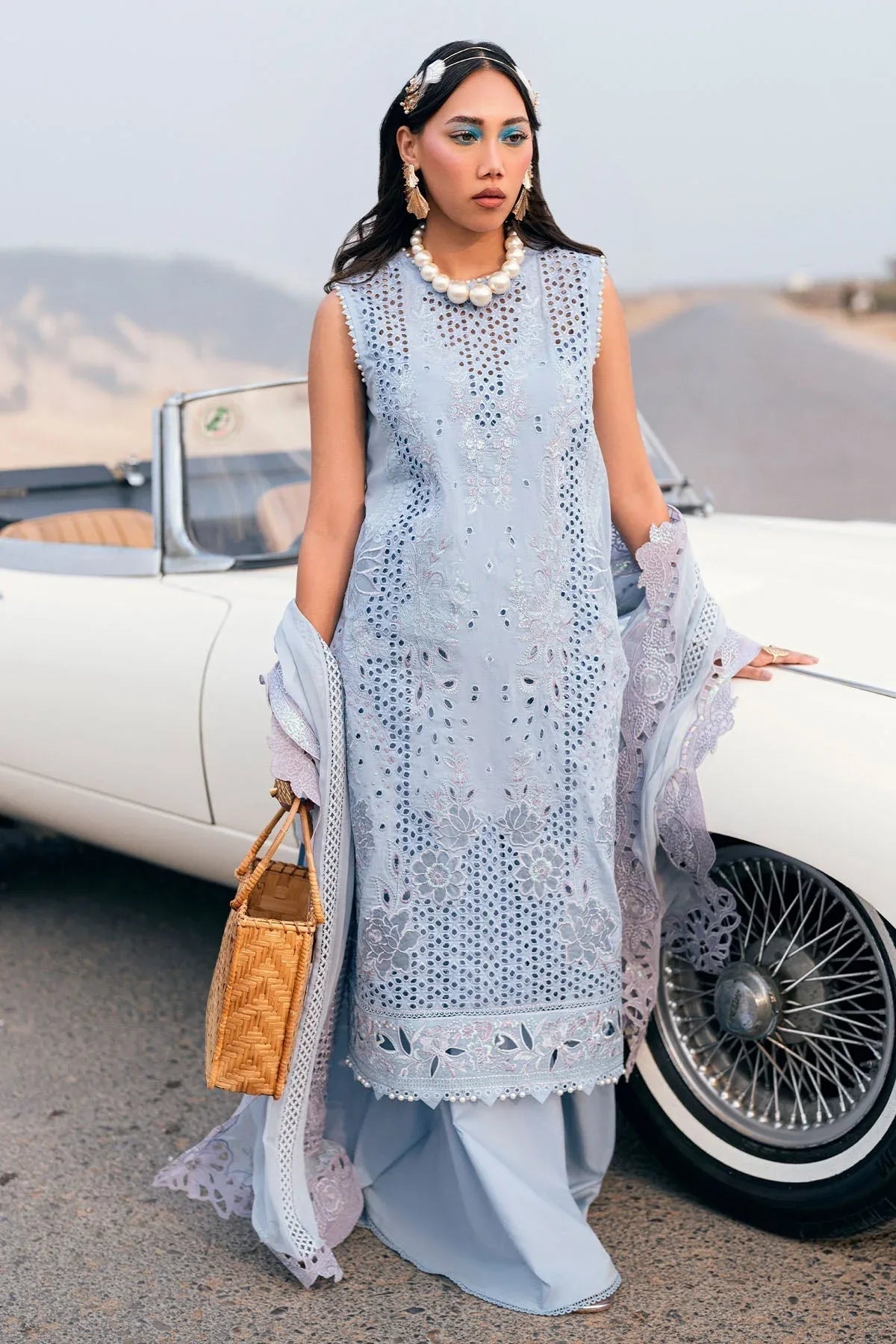 Nureh | Khuwab Luxury Lawn | NE-150 - Aqsa Fabrics