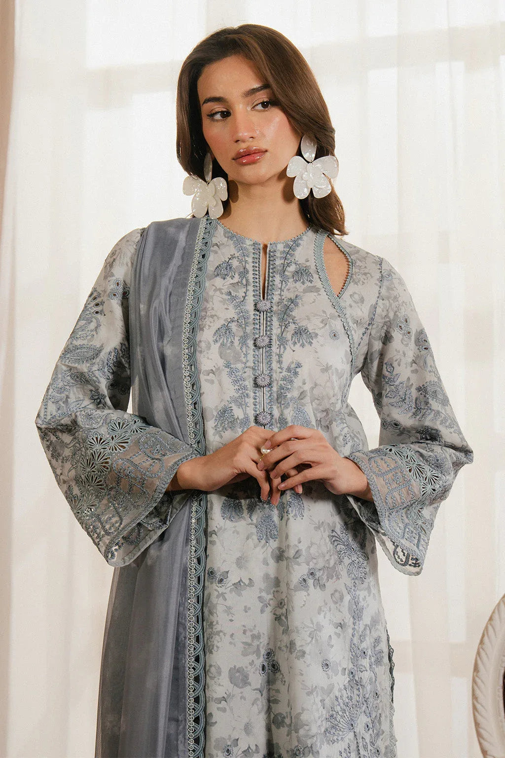 Ayzel | Armelia Printed Lawn 25 | Selviana - Aqsa Fabrics
