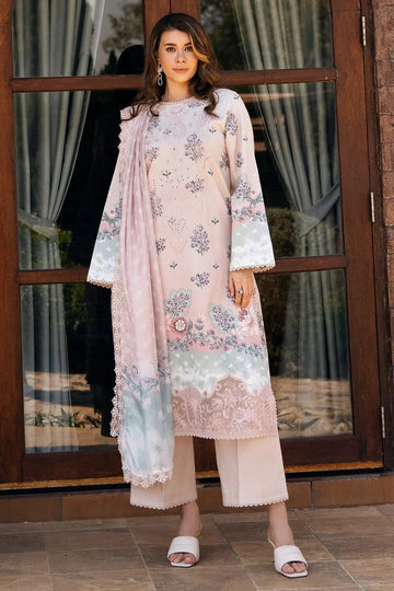 Afrozeh | Damask The Holiday Edit '25 - Lawn | Seraphina B - Aqsa Fabrics