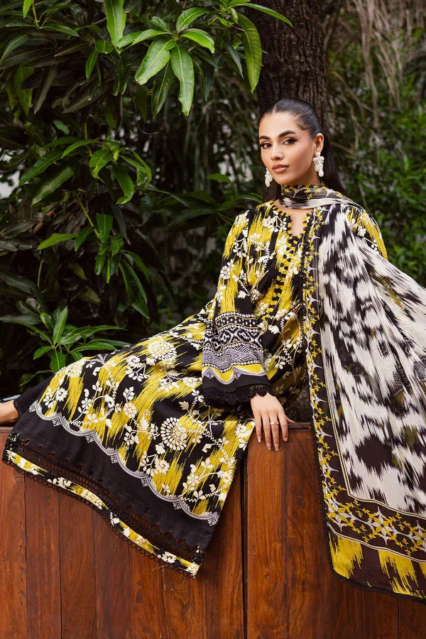Nureh | Signature Printed Linen | SP-168 - Aqsa Fabrics