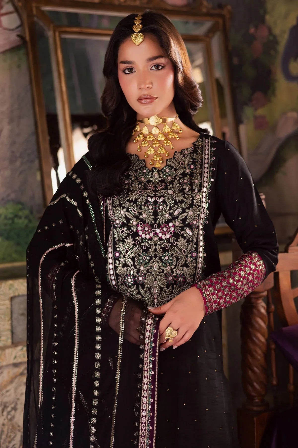 Nureh | Nur Mahal | NE-197 - Aqsa Fabrics