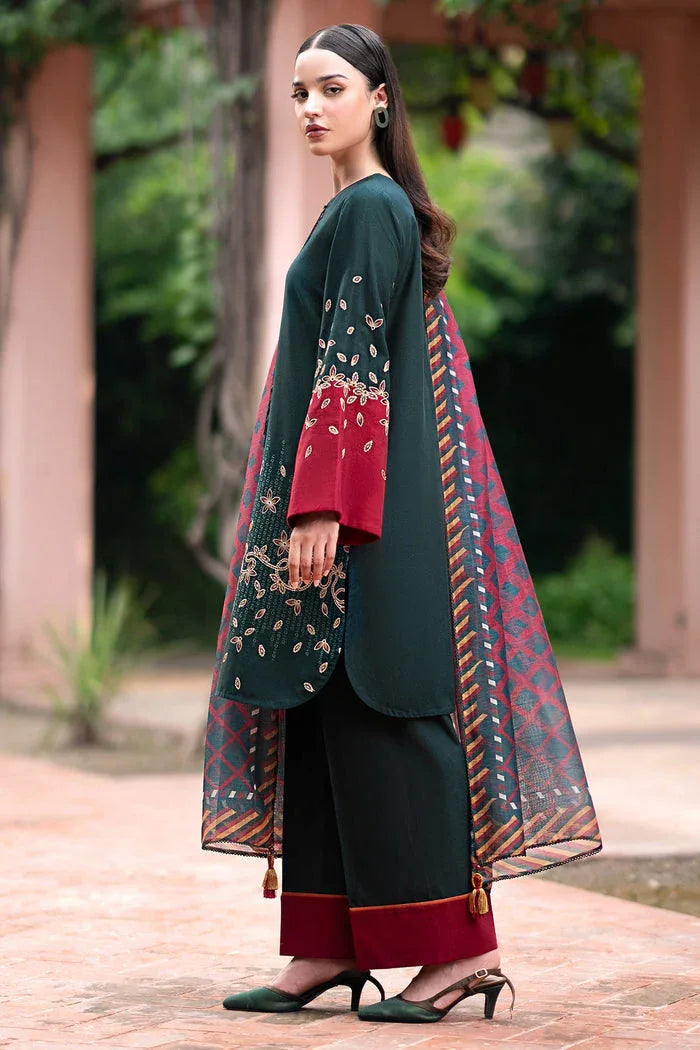 Jazmin | Winter Edition 24 | KHADDAR UW-0071 - Aqsa Fabrics