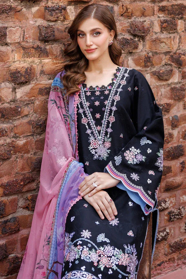 Farasha | Printed Essentials | Sable - Aqsa Fabrics