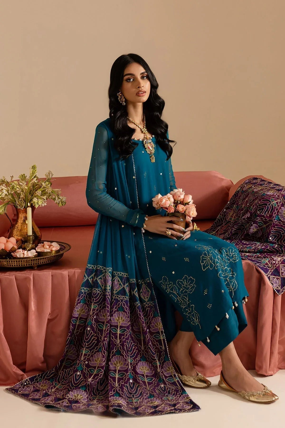 Nureh | Mukeshkari Formals | MK-10 - Aqsa Fabrics