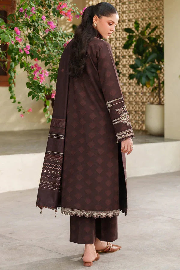 Farasha | Meline Premium Viscose 25 | Autumn Rose - Aqsa Fabrics