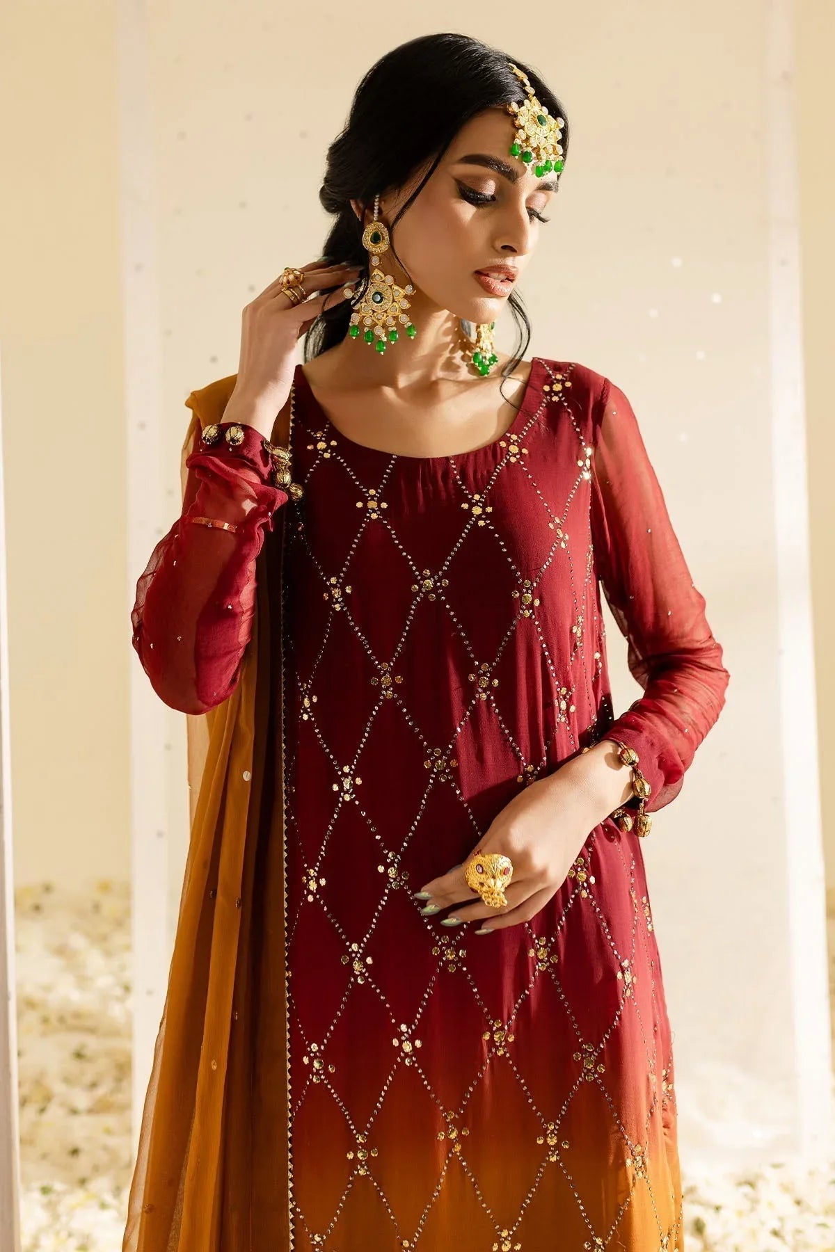 Nureh | Mukeshkari Formals | MK-09 - Aqsa Fabrics