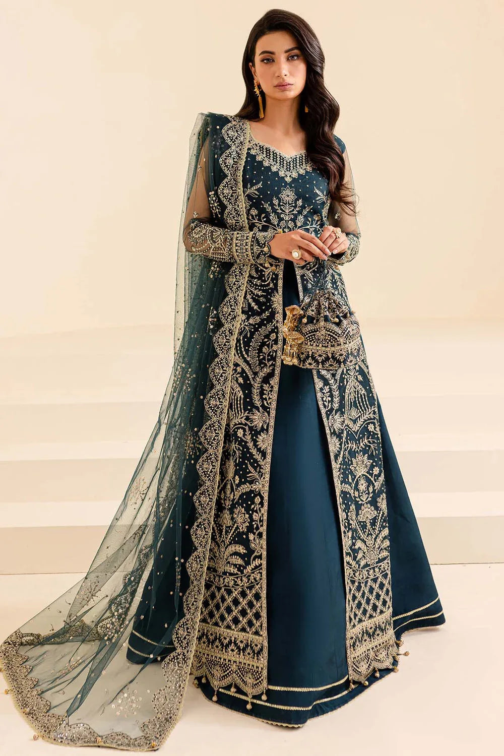 Farasha | Lumiere Formals | Petal Dream - Aqsa Fabrics