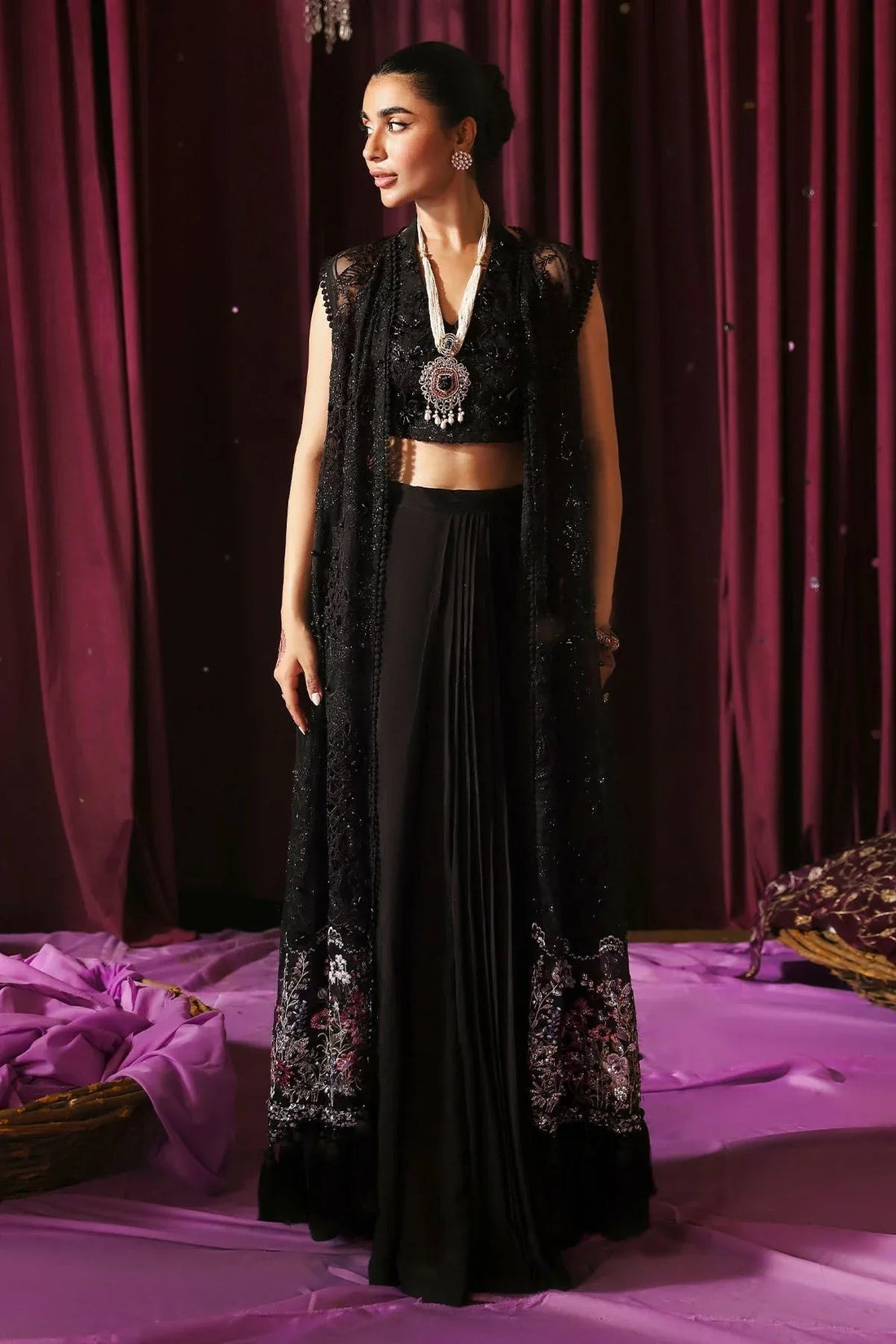 Nureh | Jhoomro Wedding Formals | NL-73 MAYA - Aqsa Fabrics