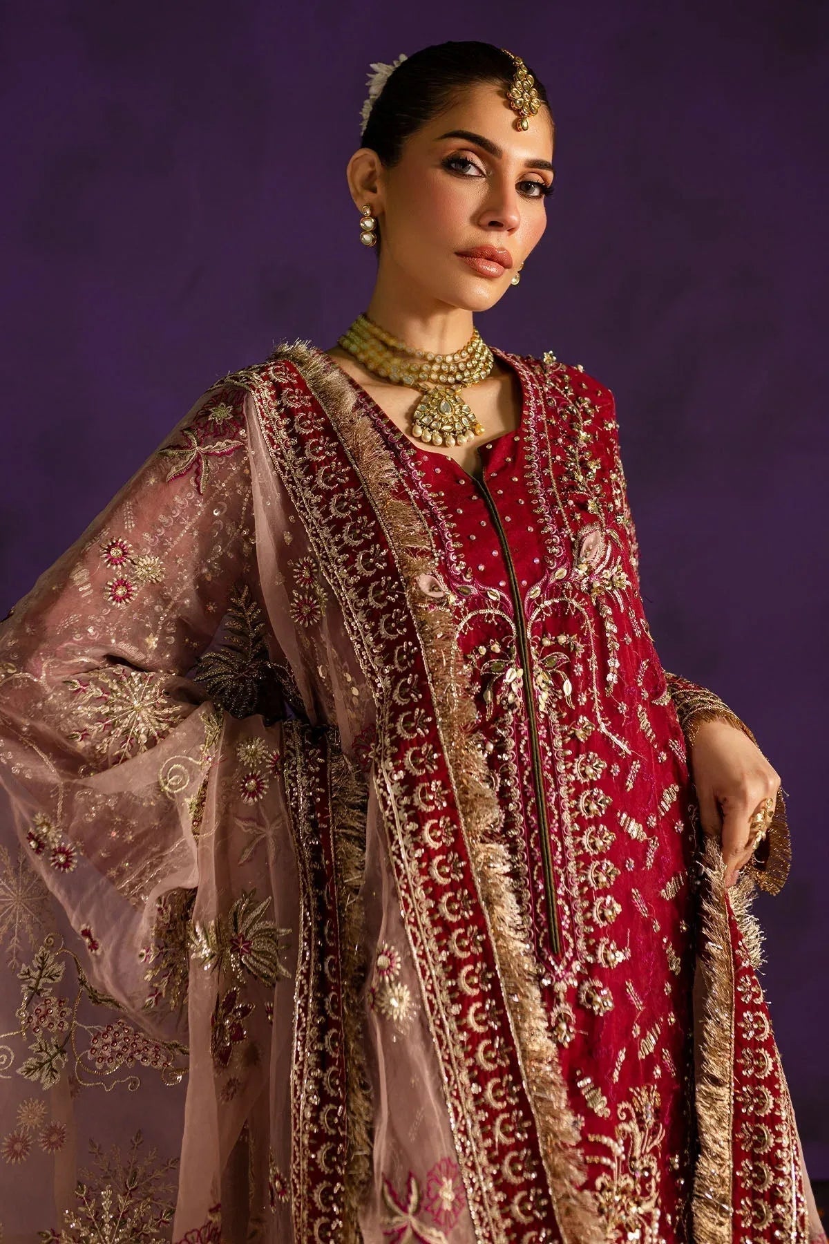 Nureh | Wedding Formals 24 | FP-142 - Aqsa Fabrics