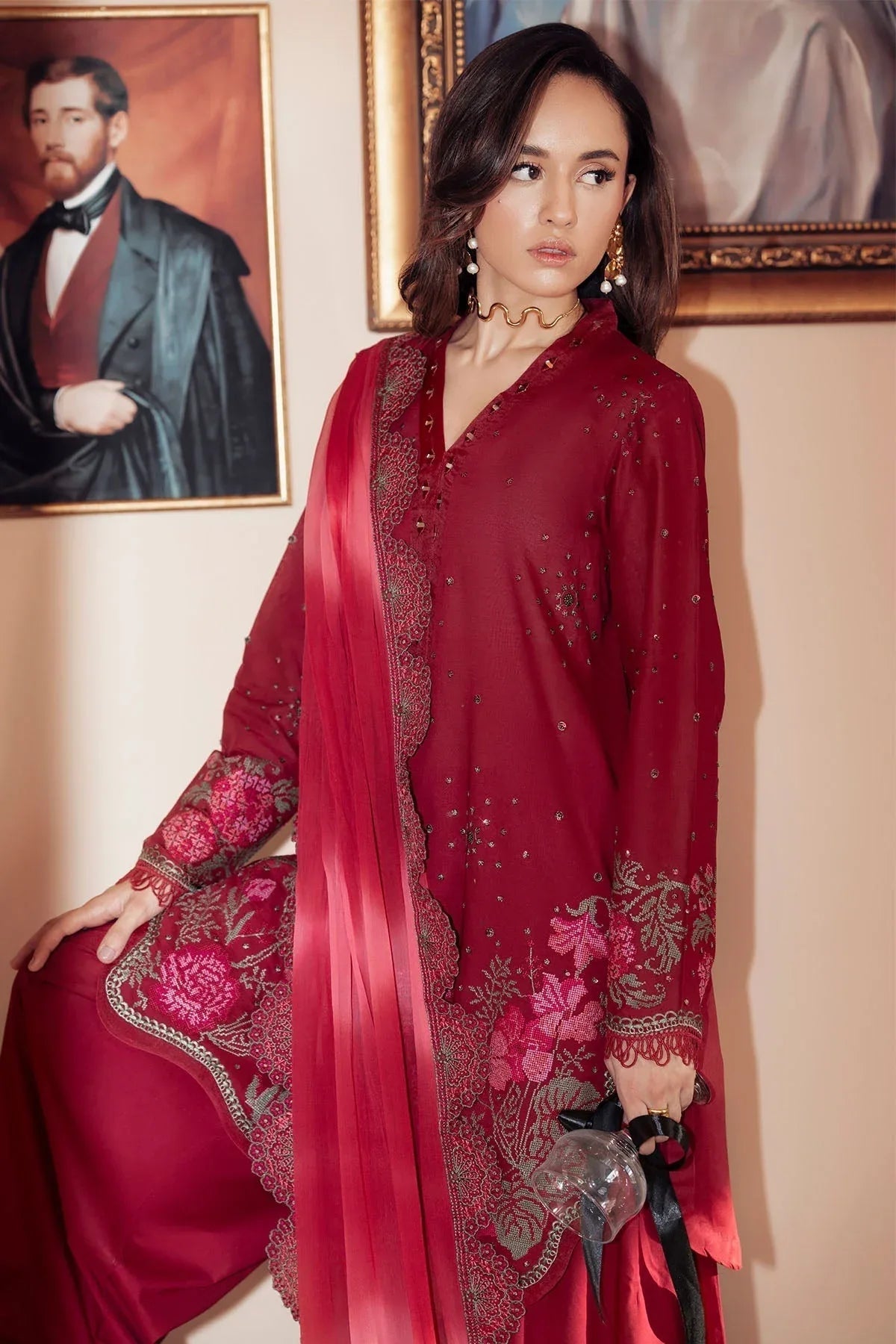 Nureh | Feya Eid Collection | FE-07 - Aqsa Fabrics