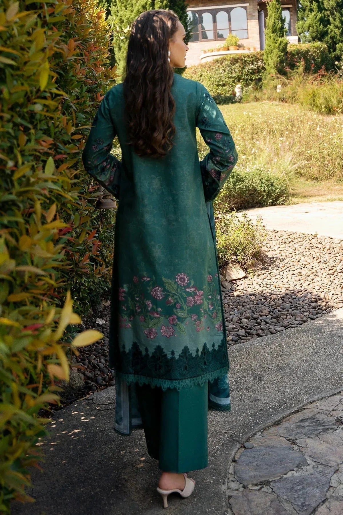 Afrozeh | Damask The Holiday Edit '25 - Lawn | Opaline A - Aqsa Fabrics