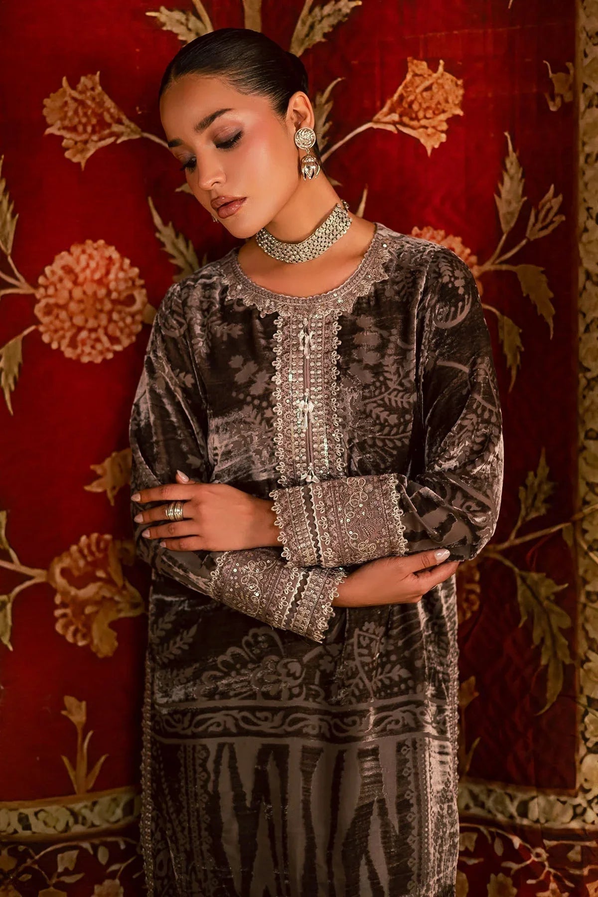 Nureh | Ballerina Winter 25 | NU2-192 - Aqsa Fabrics