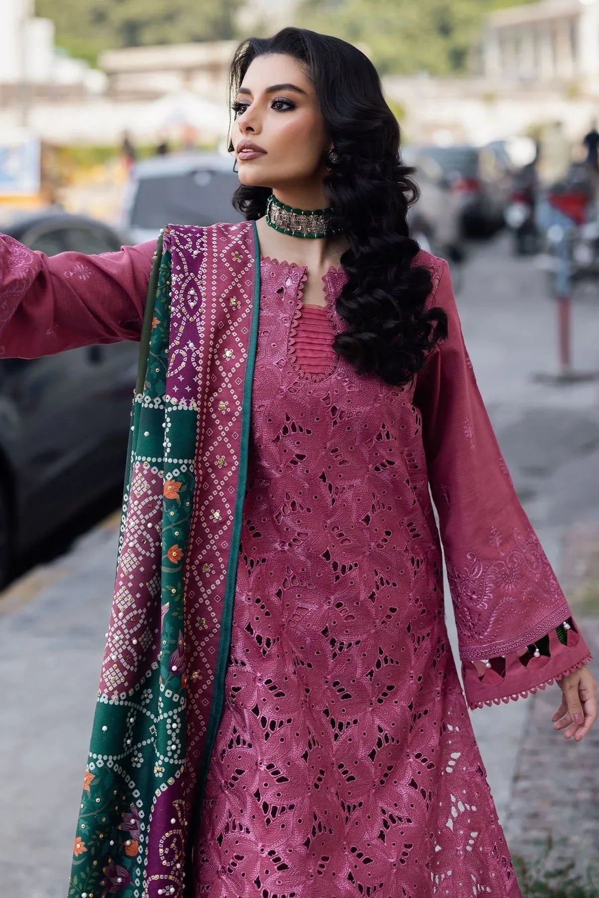 Nureh | Bazaar Winter 24 | NE-113 - Aqsa Fabrics