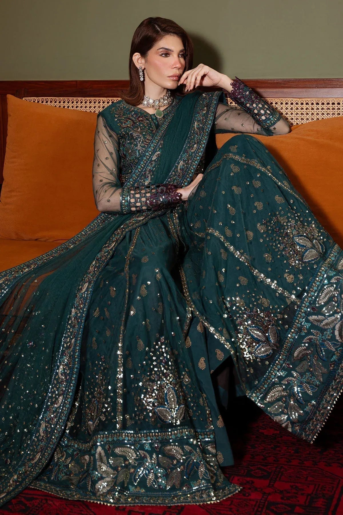 Nureh | Elaya Formals | NEL-84 - Aqsa Fabrics