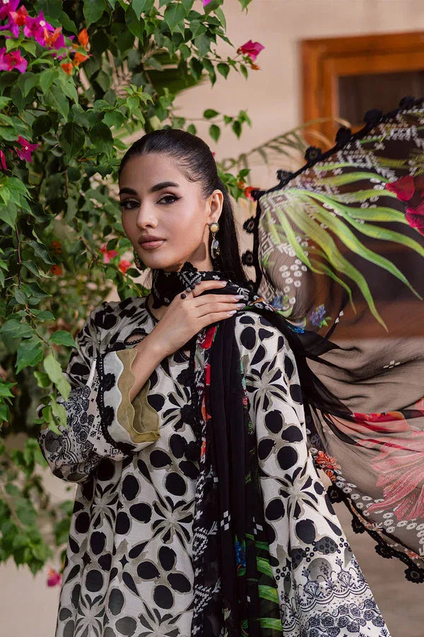Nureh | Signature Printed Linen | SP-166 - Aqsa Fabrics