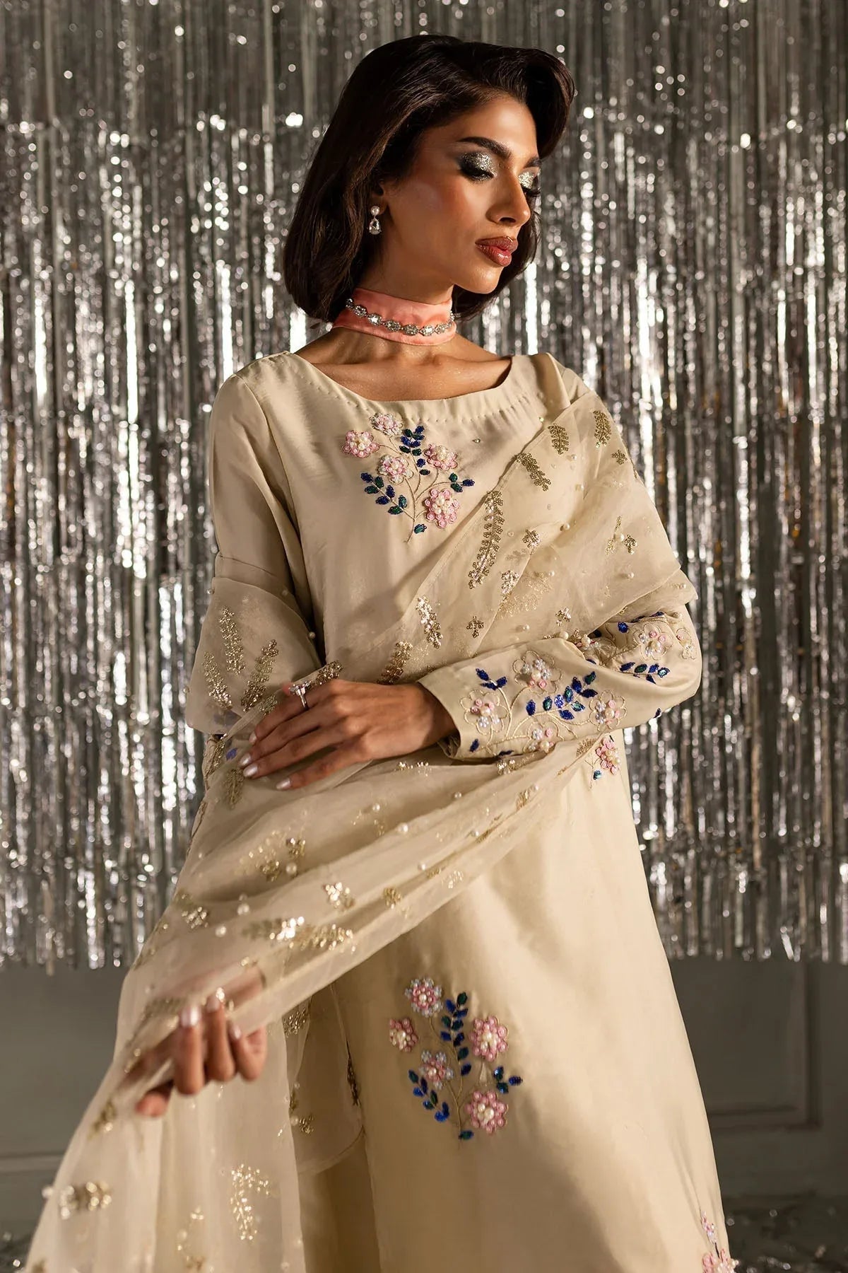 Nureh | Tiny Twinkles |  Sparkle Pop TW-10 - Aqsa Fabrics