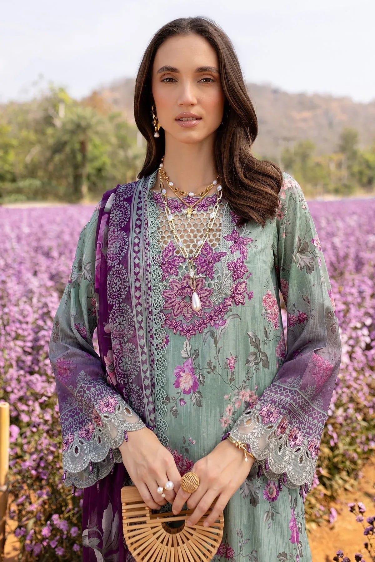 Nureh | Bloom 25 | BL-02 - Aqsa Fabrics