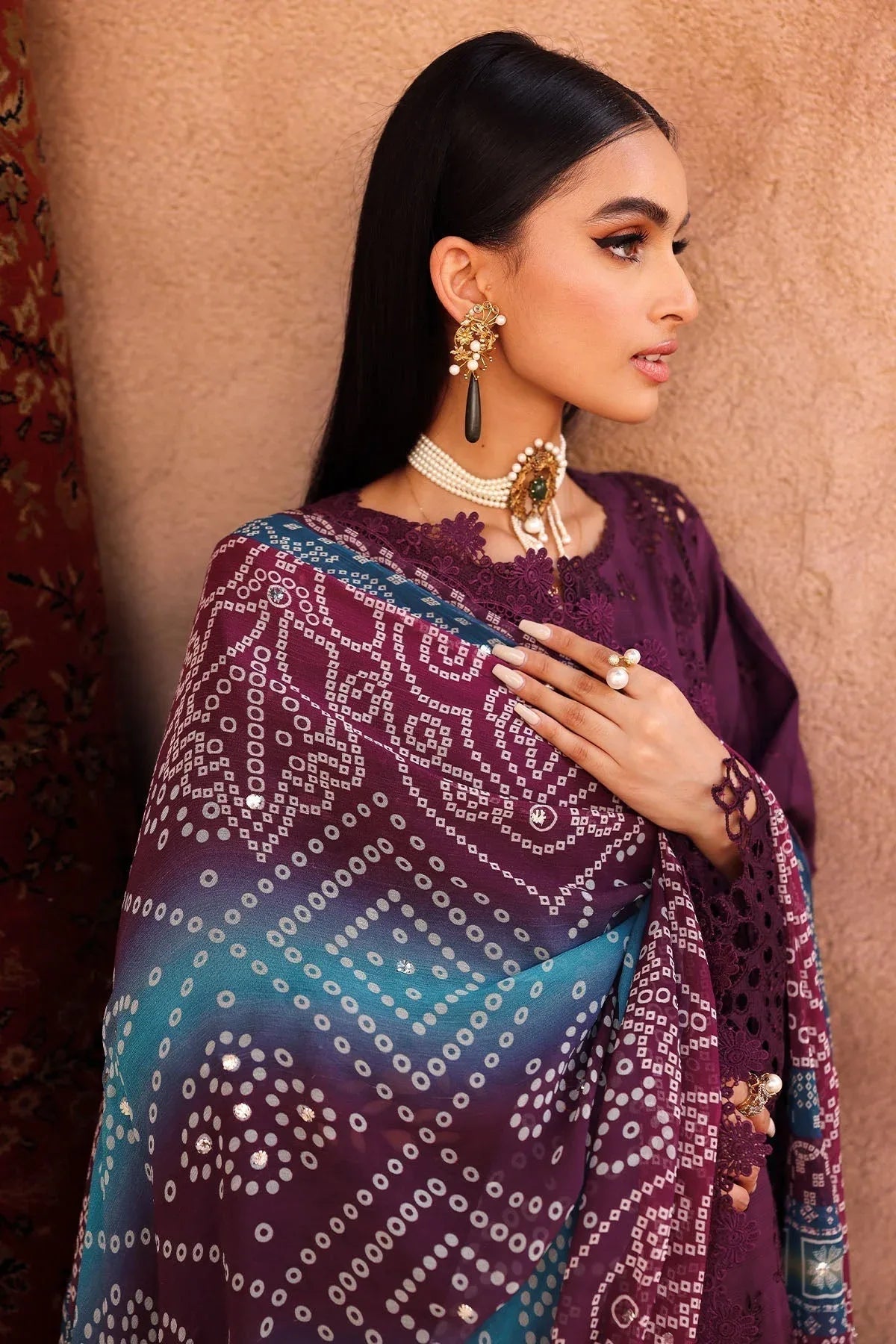 Nureh | Bazaar Lawn | NE-161 - Aqsa Fabrics