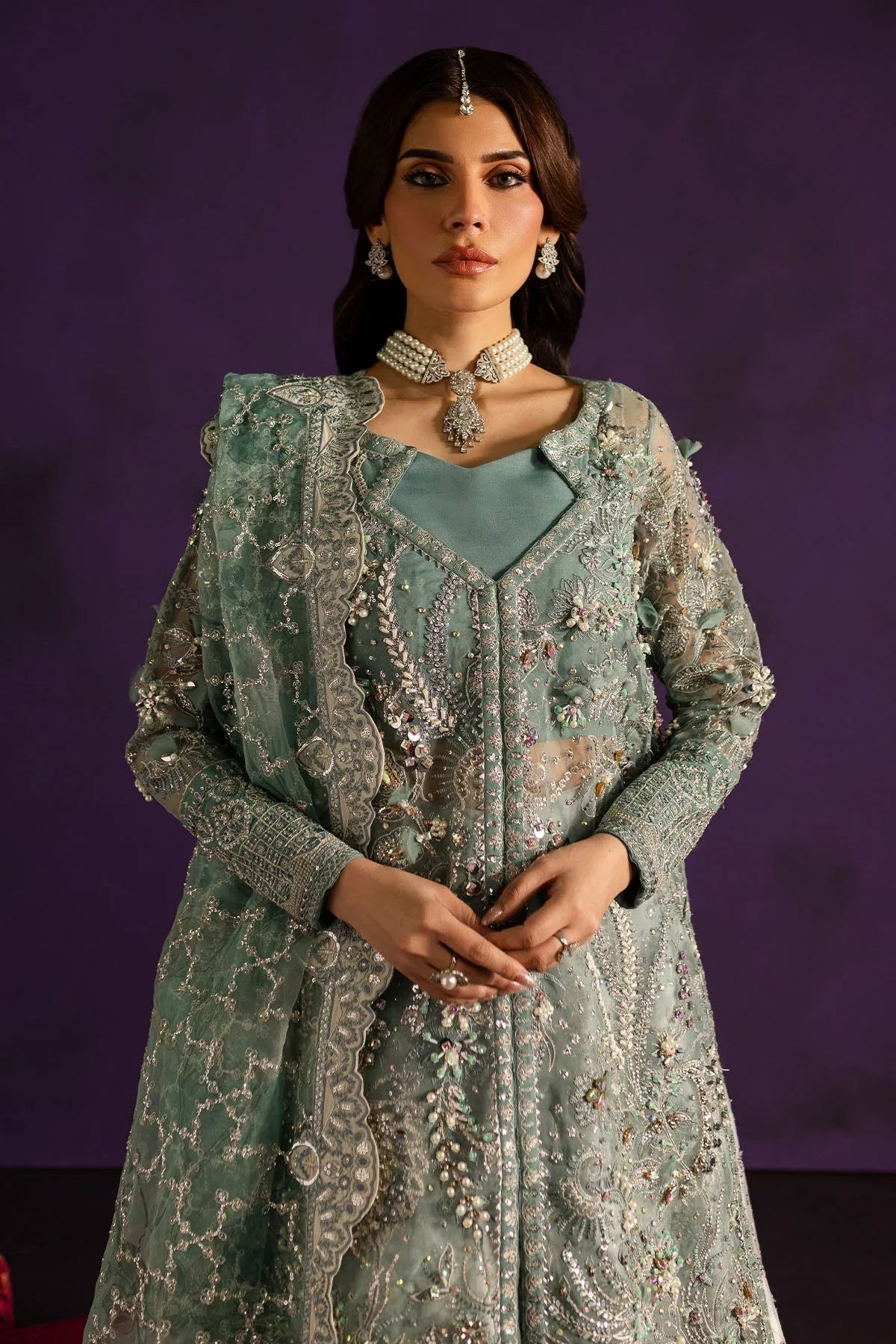 Nureh | Wedding Formals 24 | FP-146 - Aqsa Fabrics