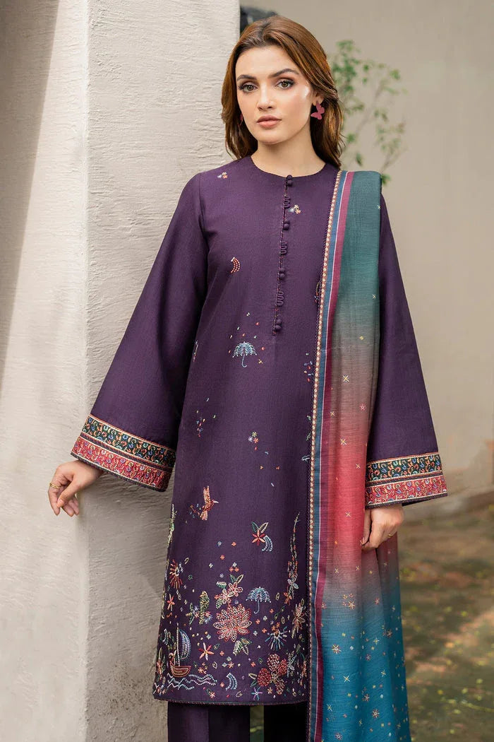 Jazmin | Winter Edition 24 | KHADDAR UW-0050 - Aqsa Fabrics